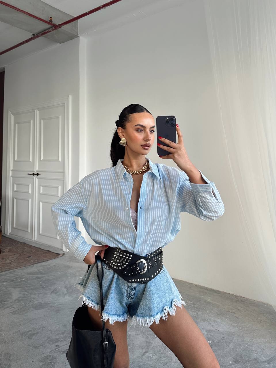 Blue shirt