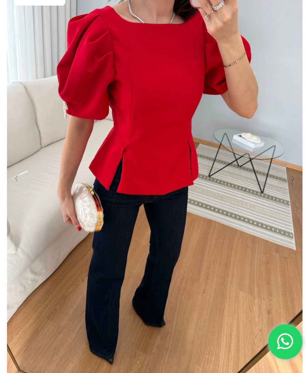 Red/Black top