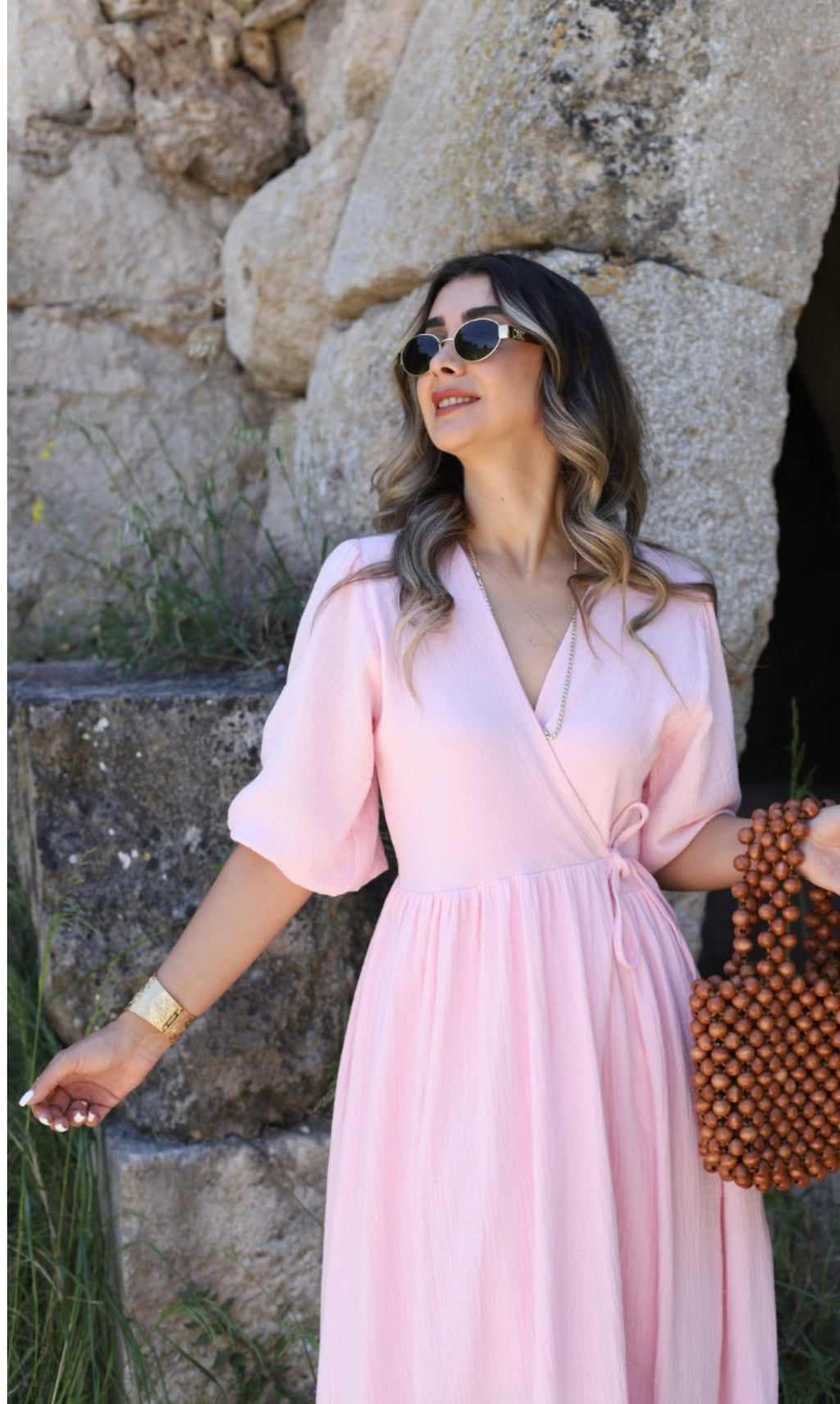 Pink dress