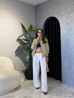 Olive green/ Beige Jacket