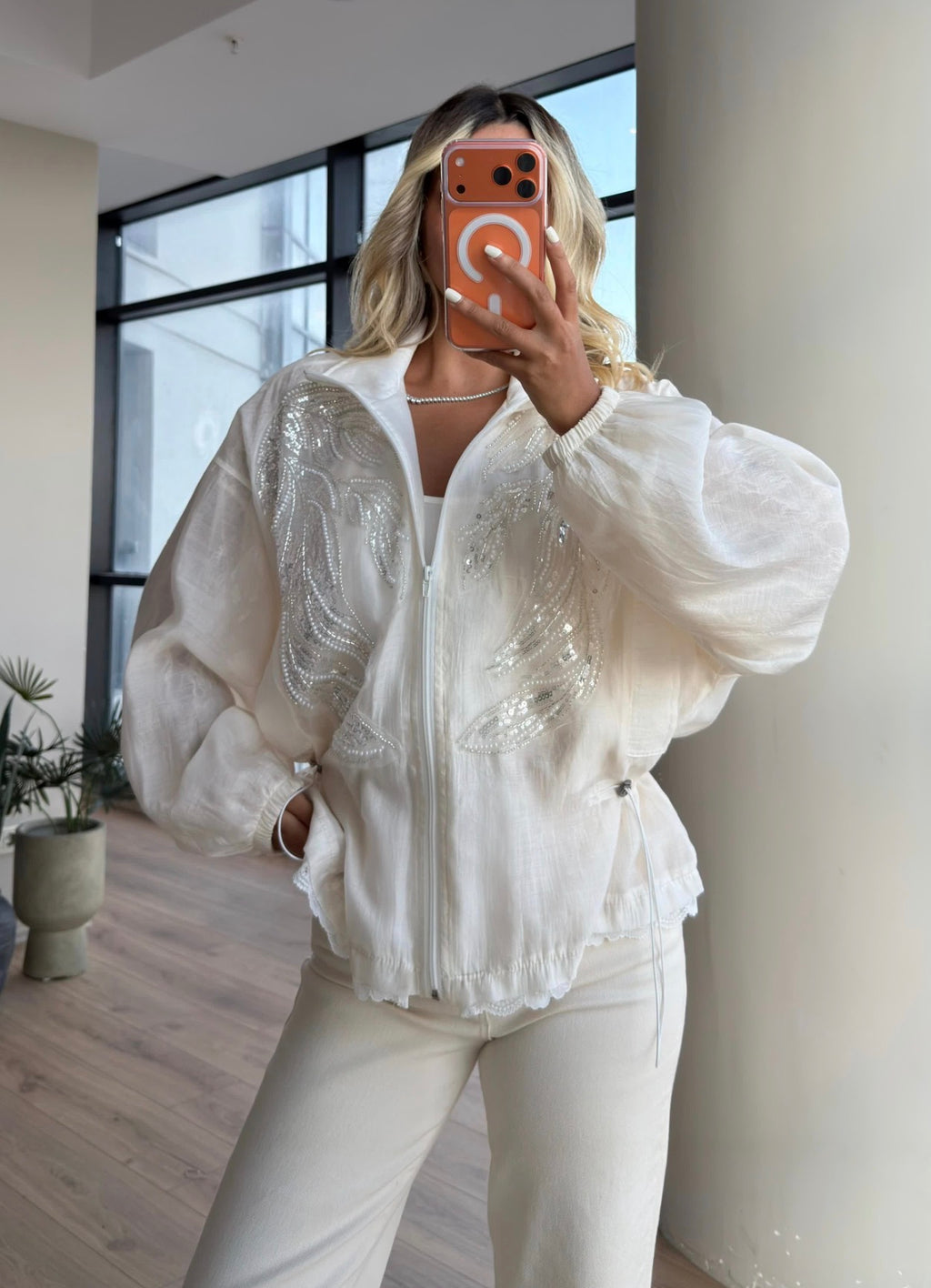 White jacket