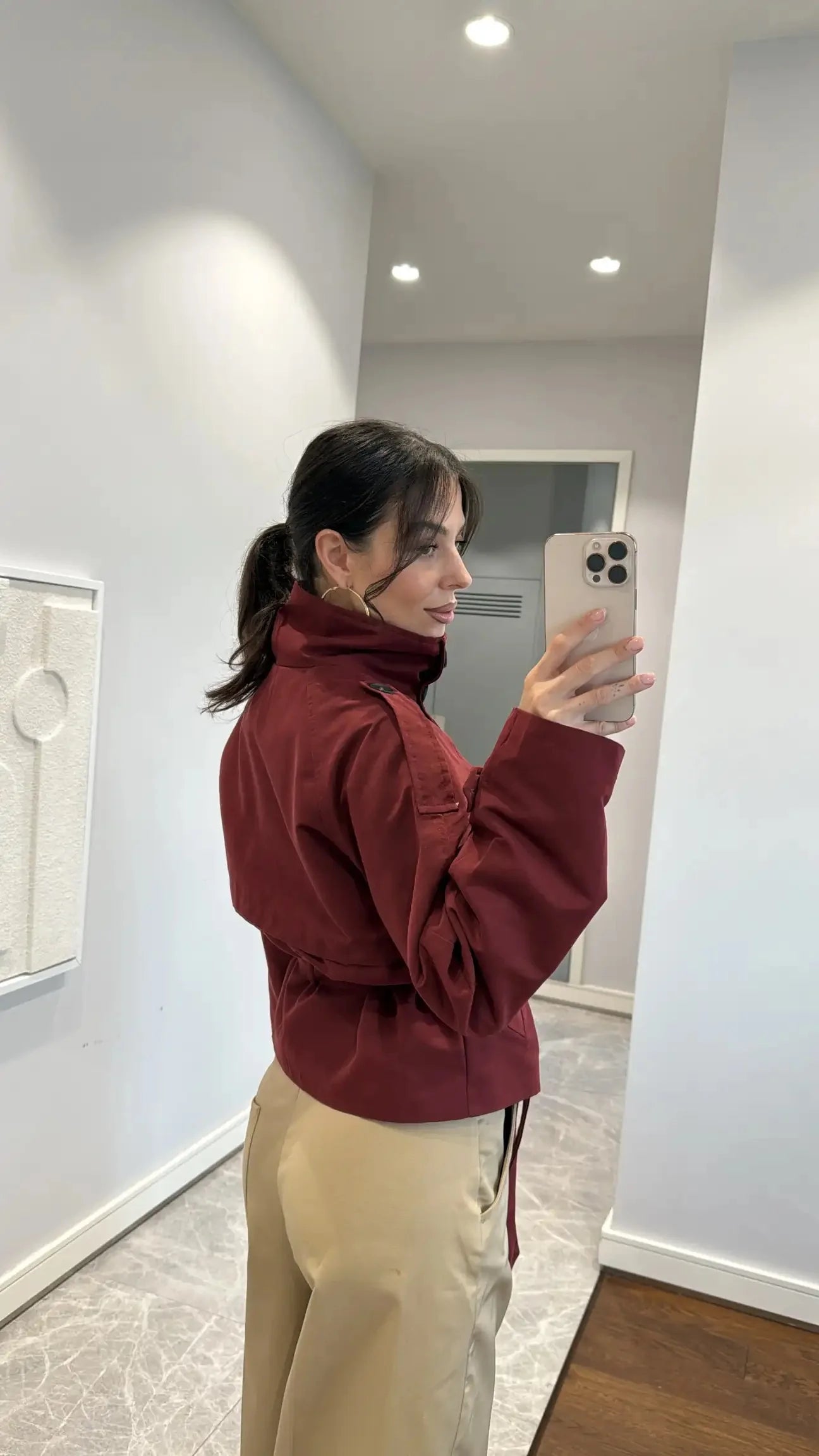 Black Burgundy jacket