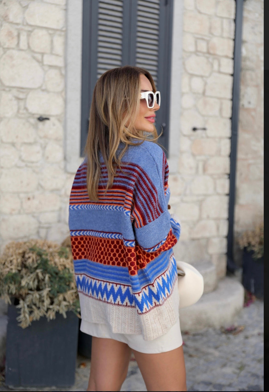 Colorful cardigan