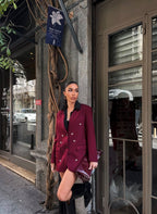 Burgundy BLazer