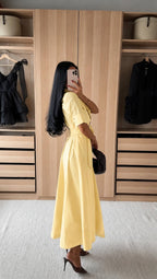 Yellow/Olive green dress