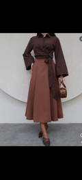 Brown skirt