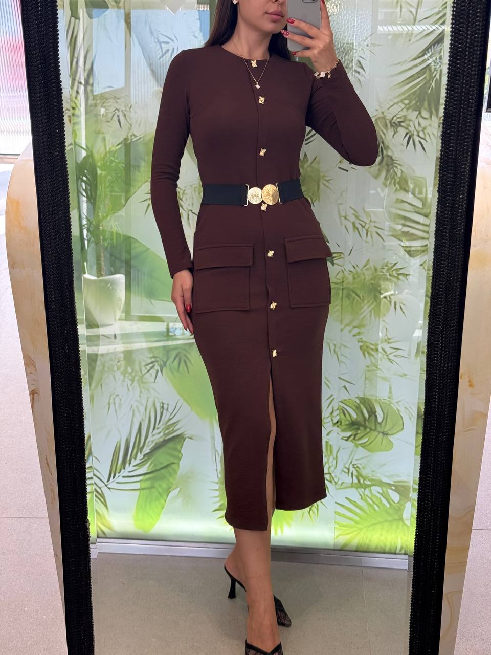 Brown dress