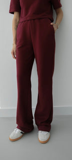 Burgundy/ blue navy set