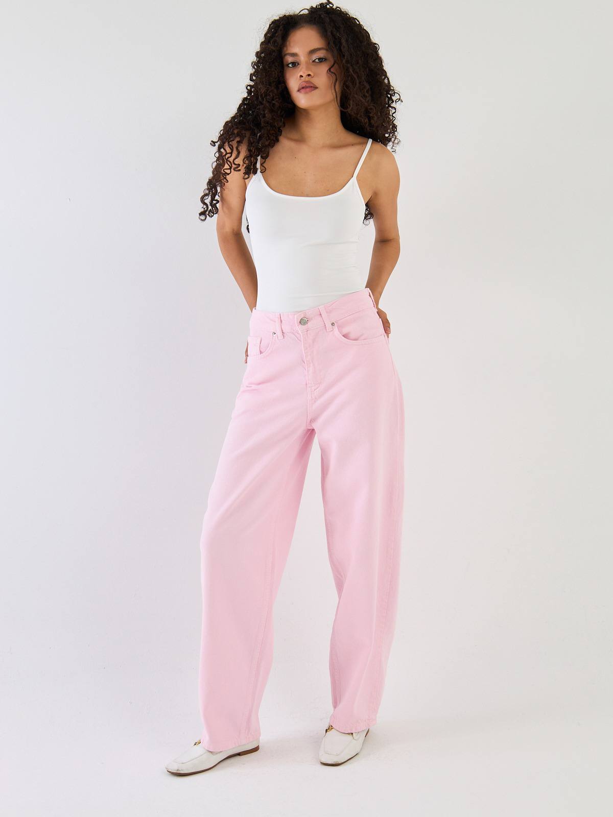 Pink jeans