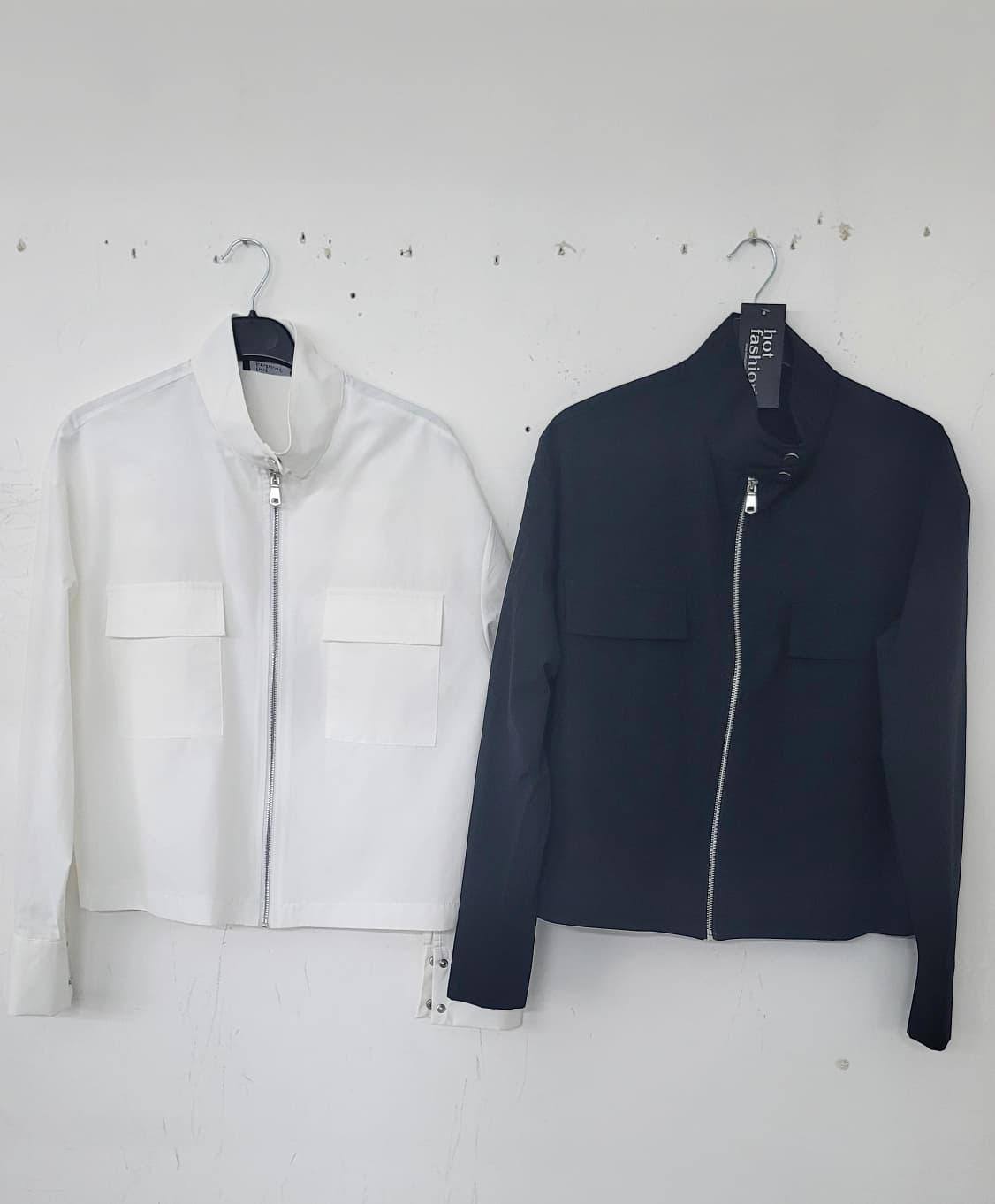 White black jacket