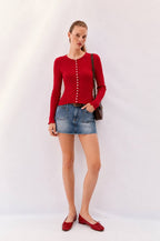 Red/ Purple top