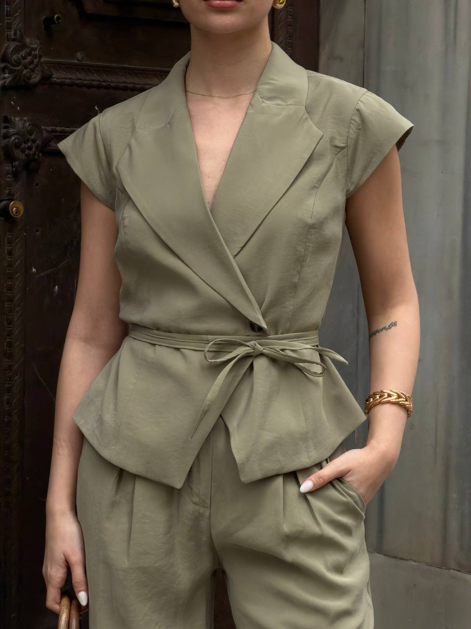 Olive green set