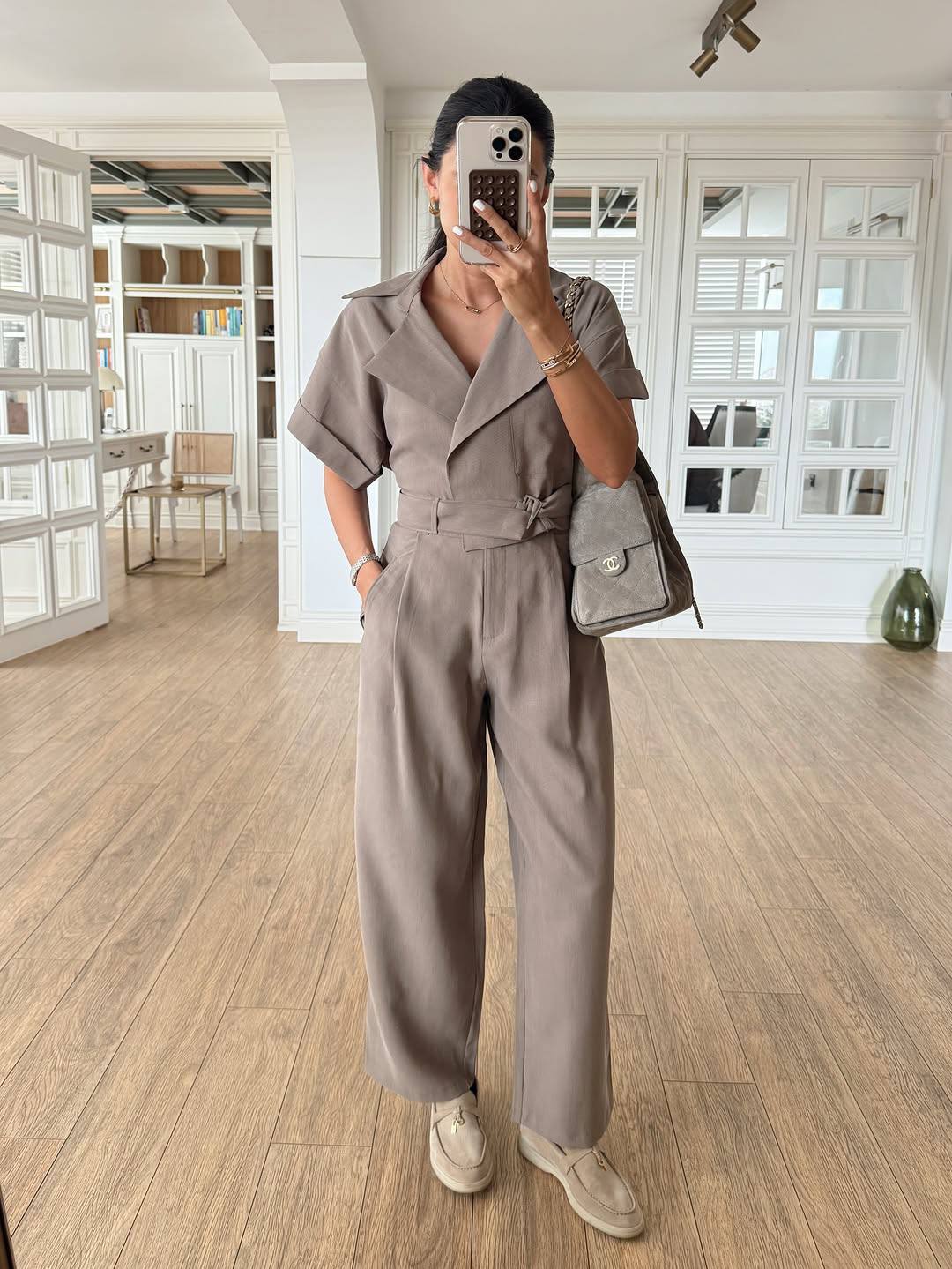 Light brown jumpsuit