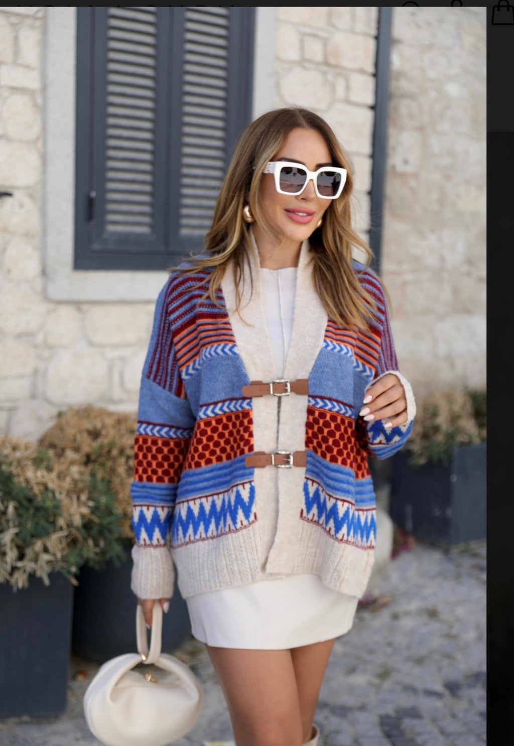 Colorful cardigan