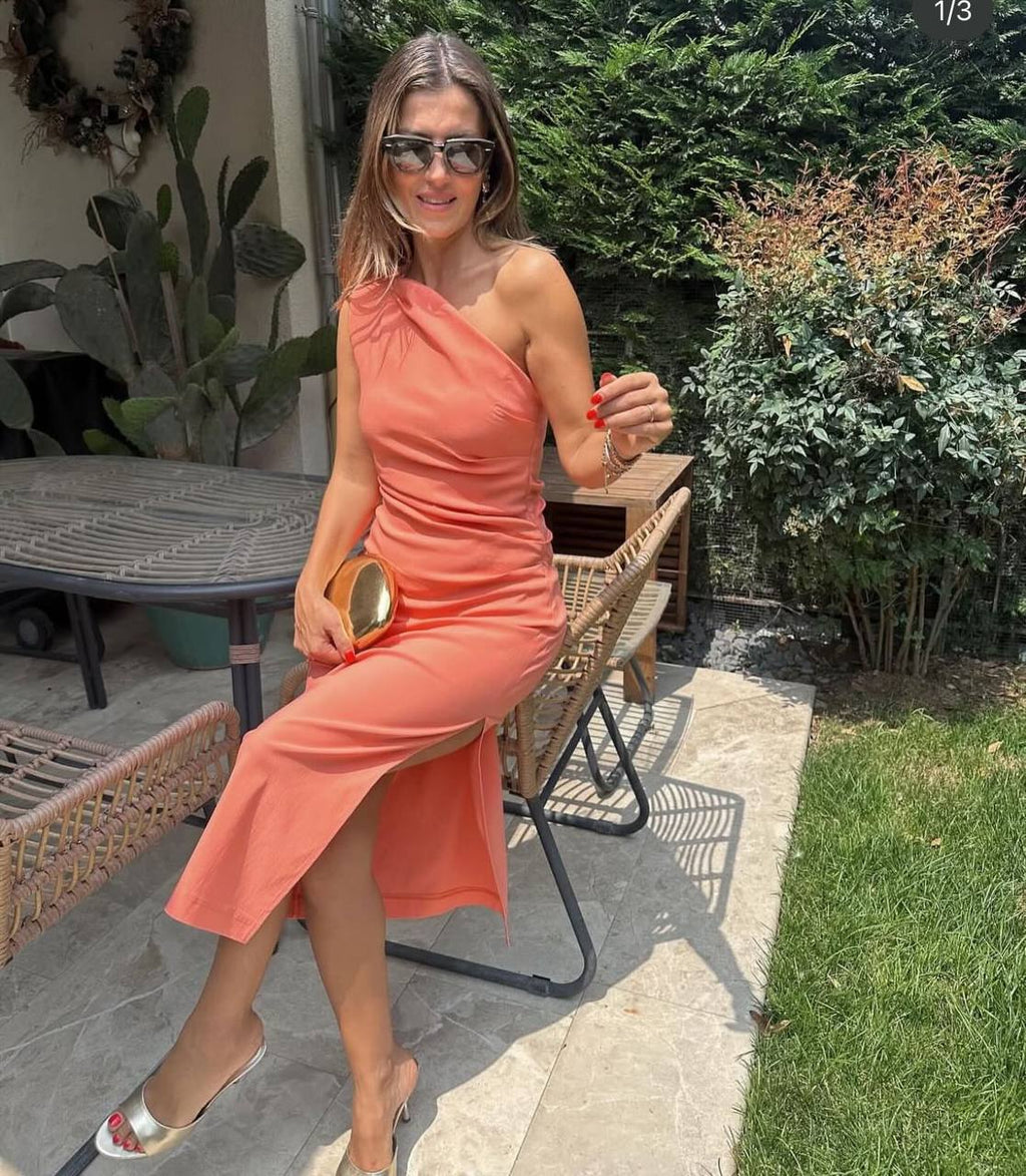 Blue /Orange dress