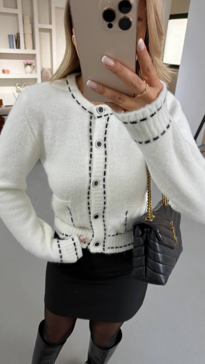 White Beige cardigan
