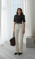 Beige jeans