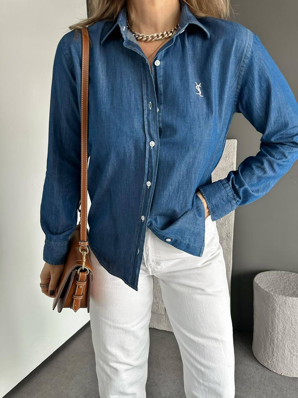 Ysl jeans shirt