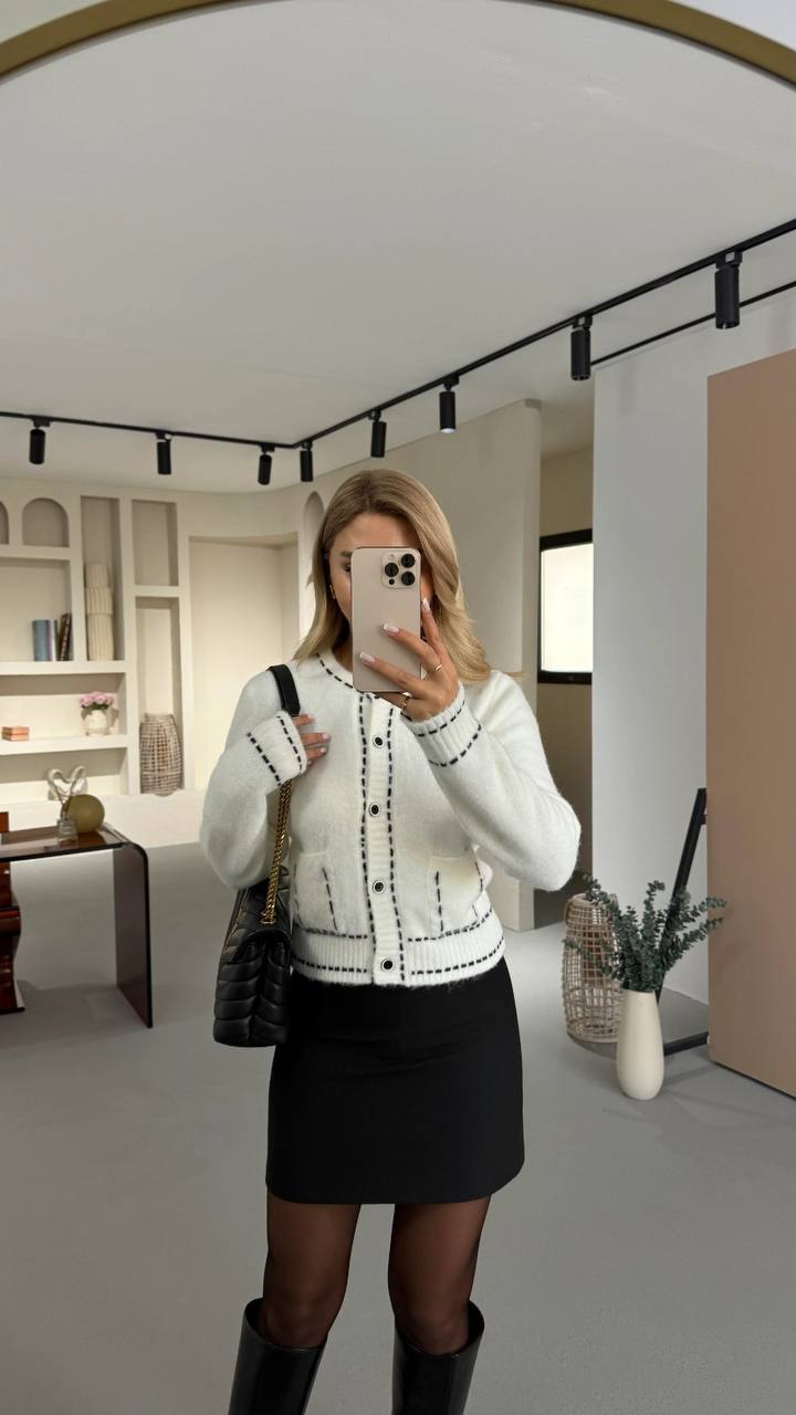 White Beige cardigan
