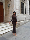Brown dress