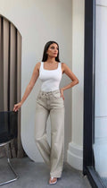 Grey jeans