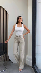 Grey jeans