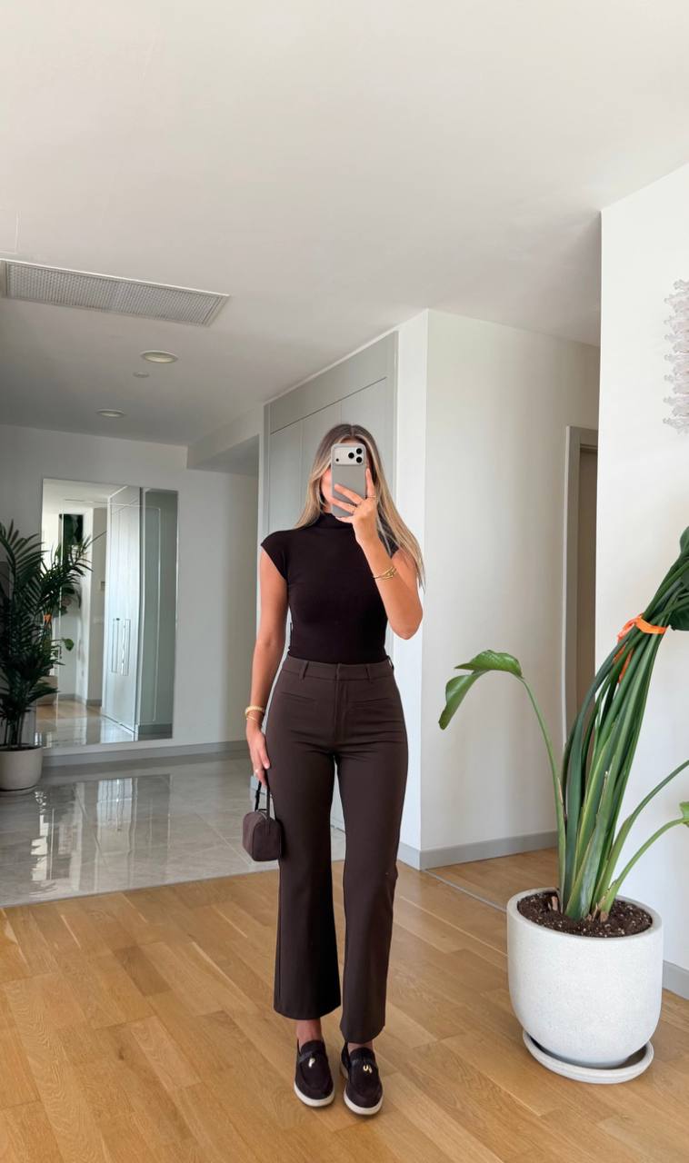 Black/Brown/Blue navy trouser