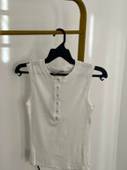 White Black Blue top