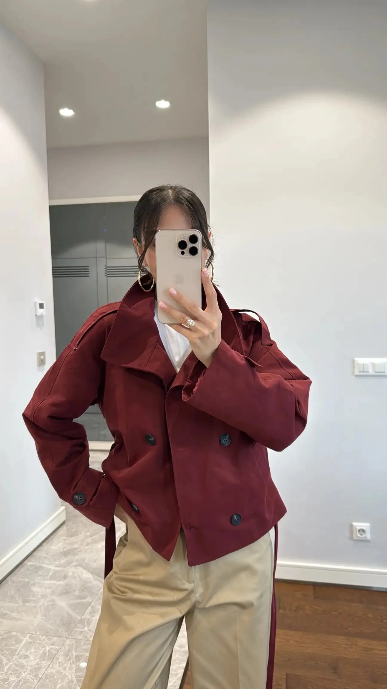 Black Burgundy jacket