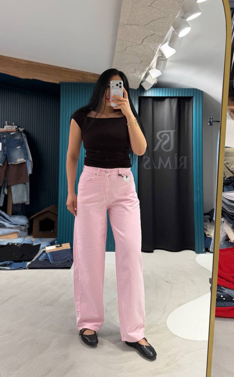 Pink jeans