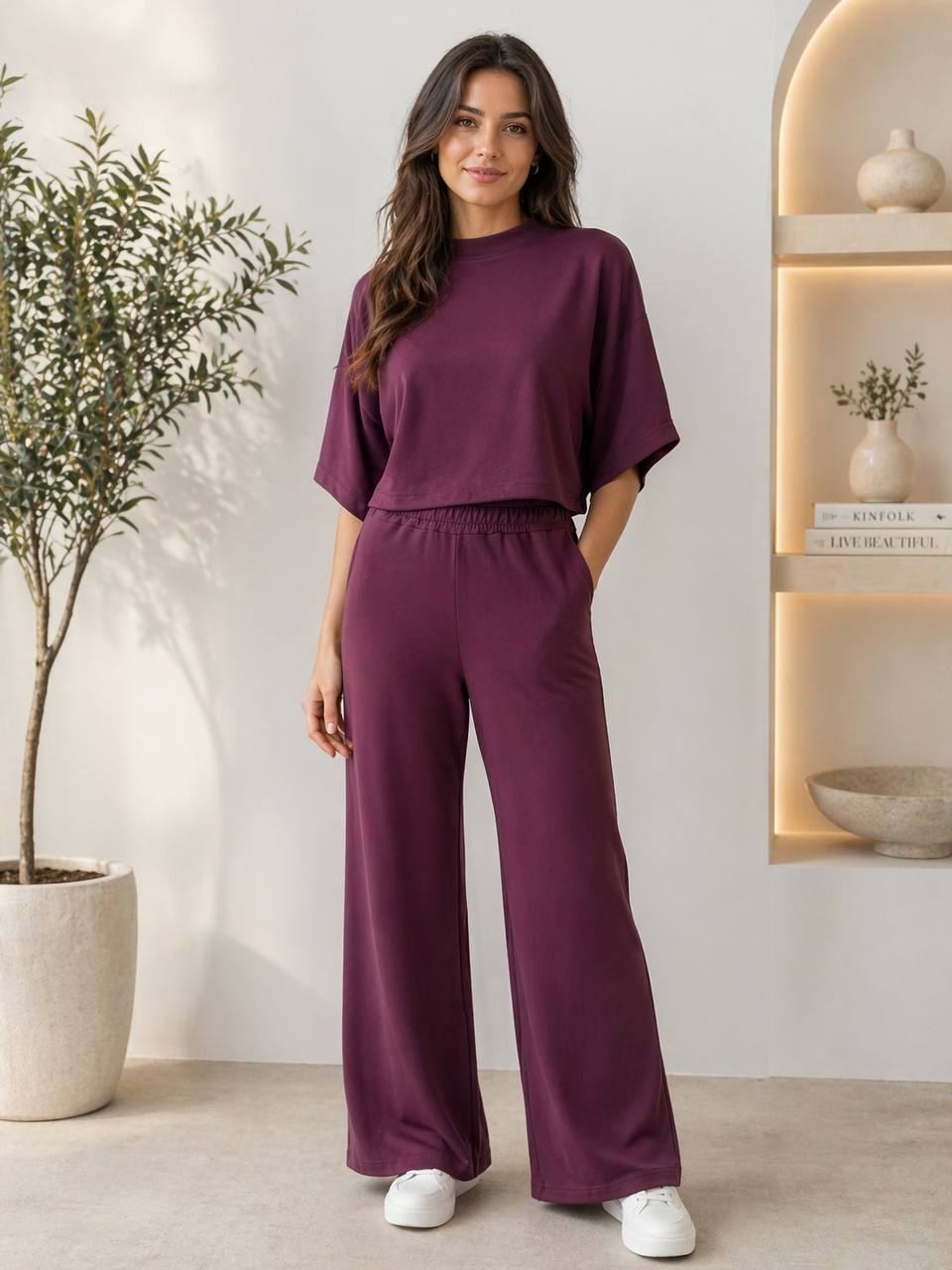 Beige/Black/Purple set