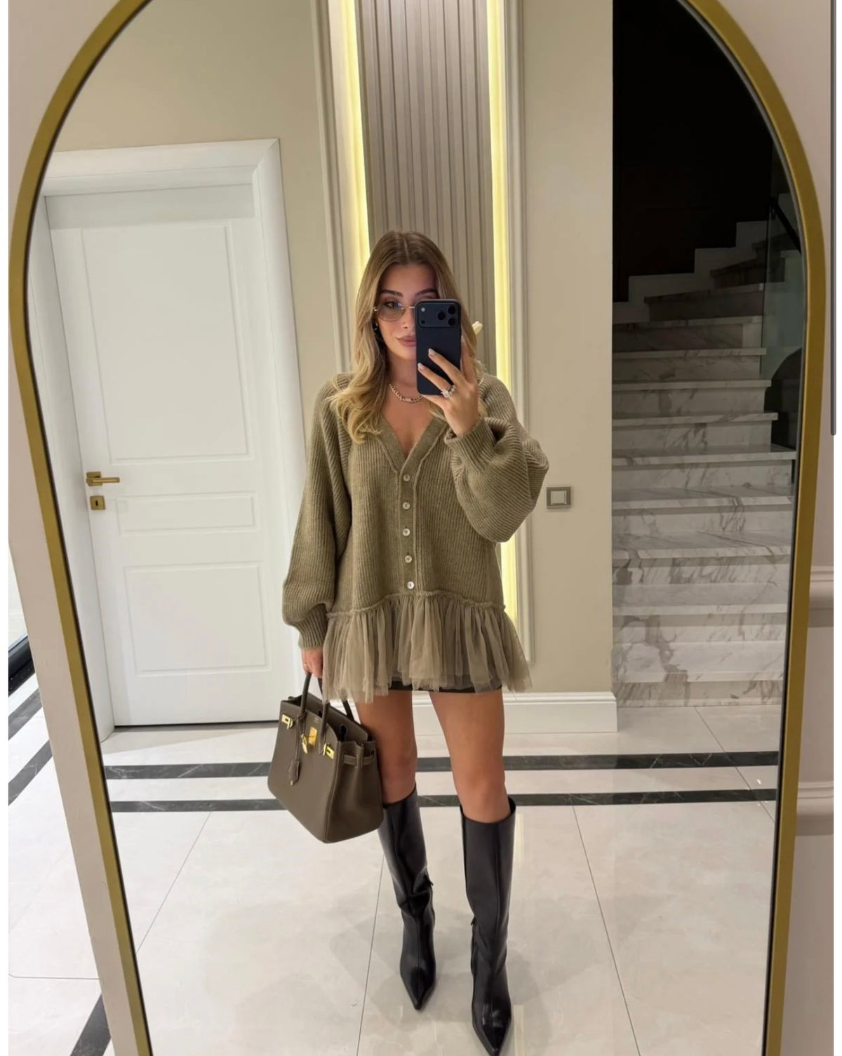 Beige cardigan