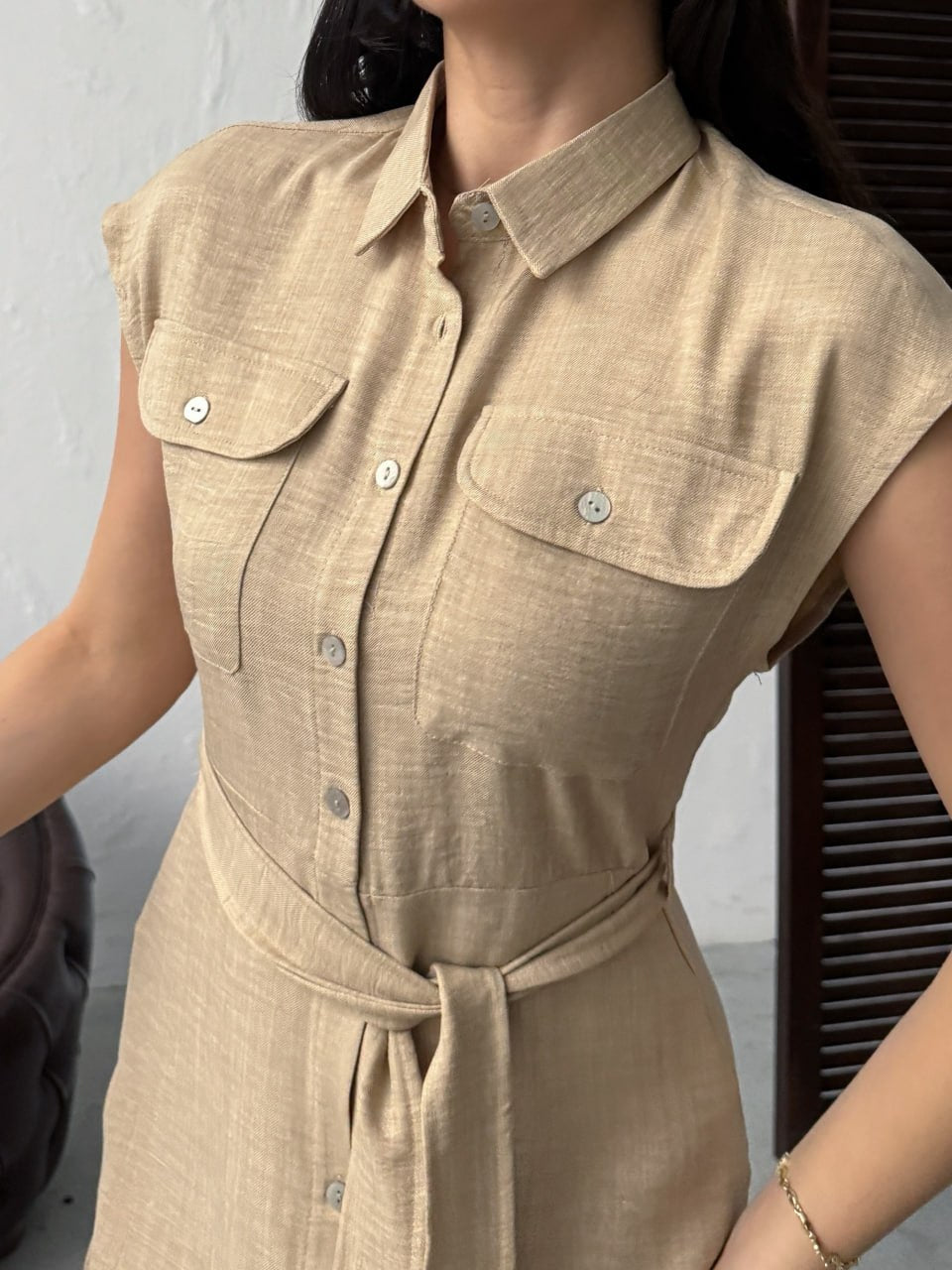 Beige dress