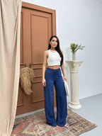 Olive green / navy pants