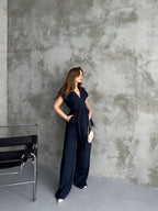 Navy blue/grey set