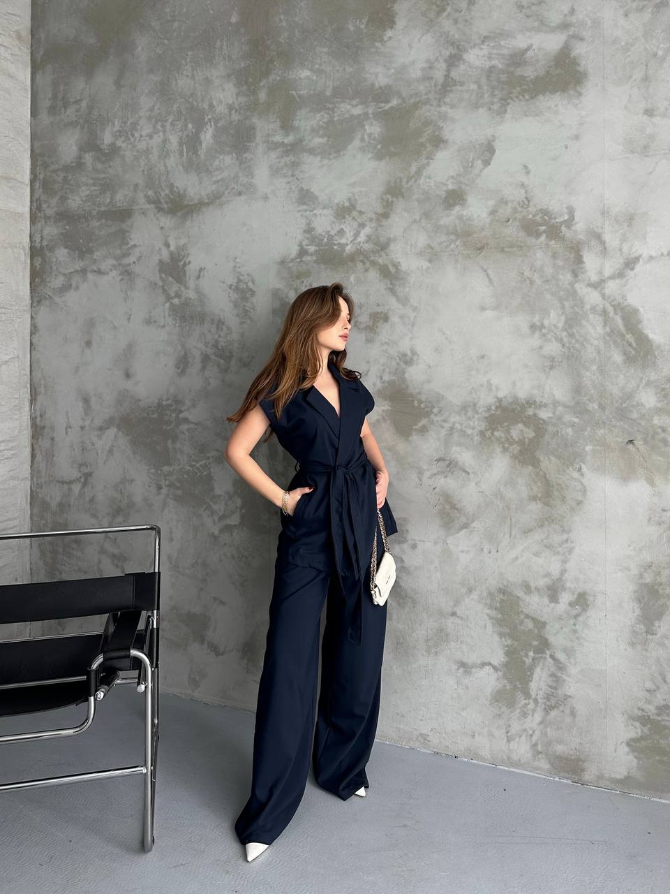 Navy blue/grey set