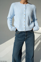 Blue cardigan