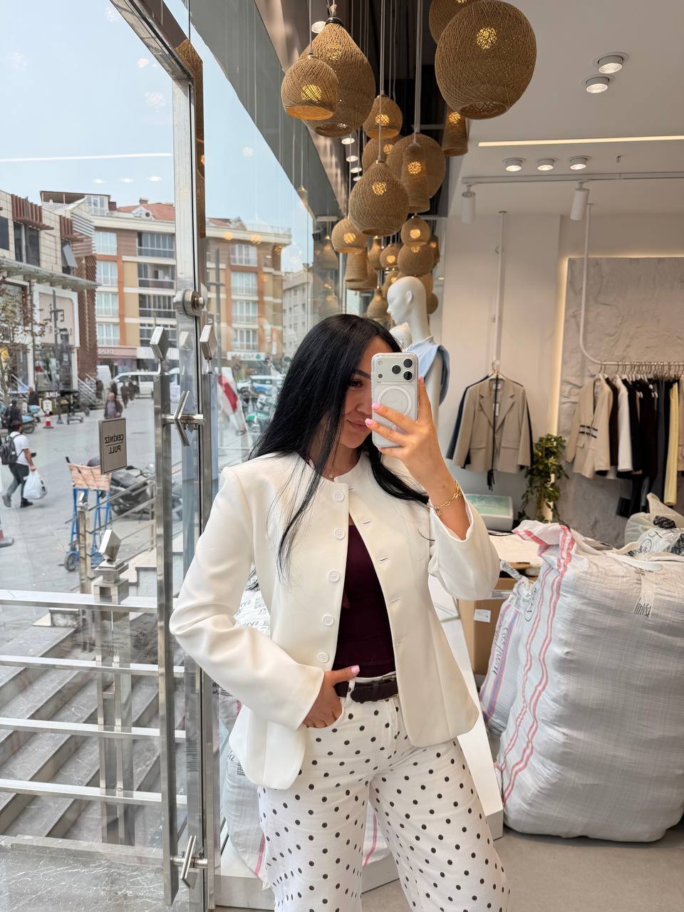 White Blazer