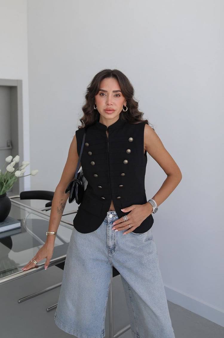 Black vest