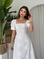 White dress