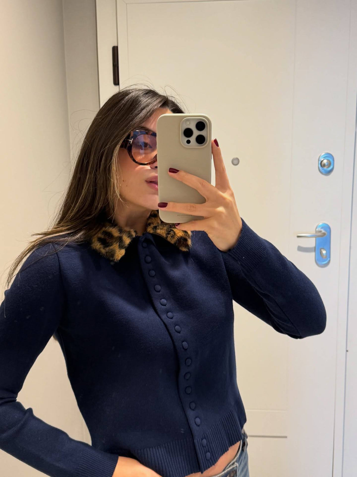 Navy top