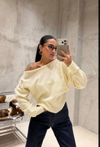 Off white / brown top
