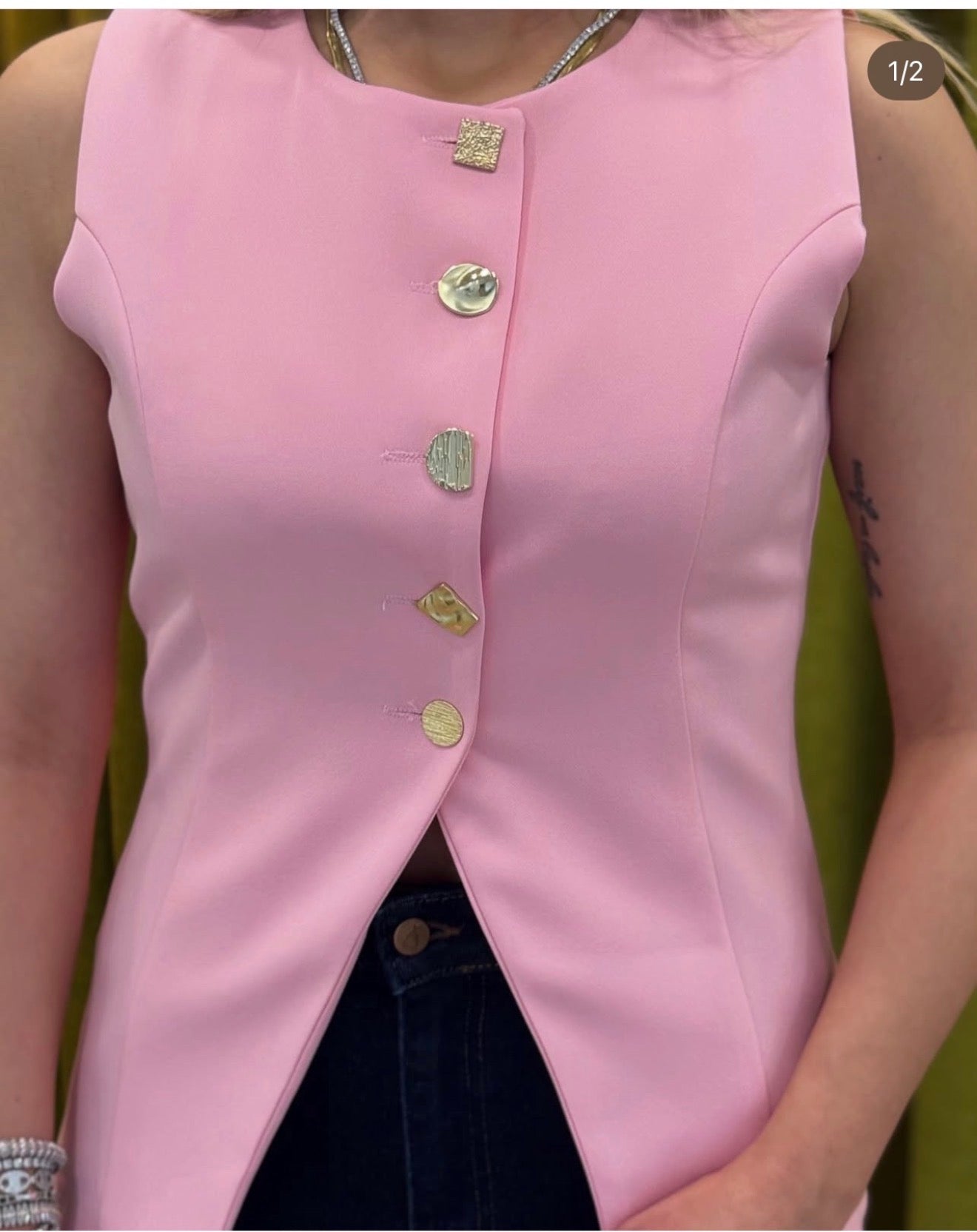 Pink vest
