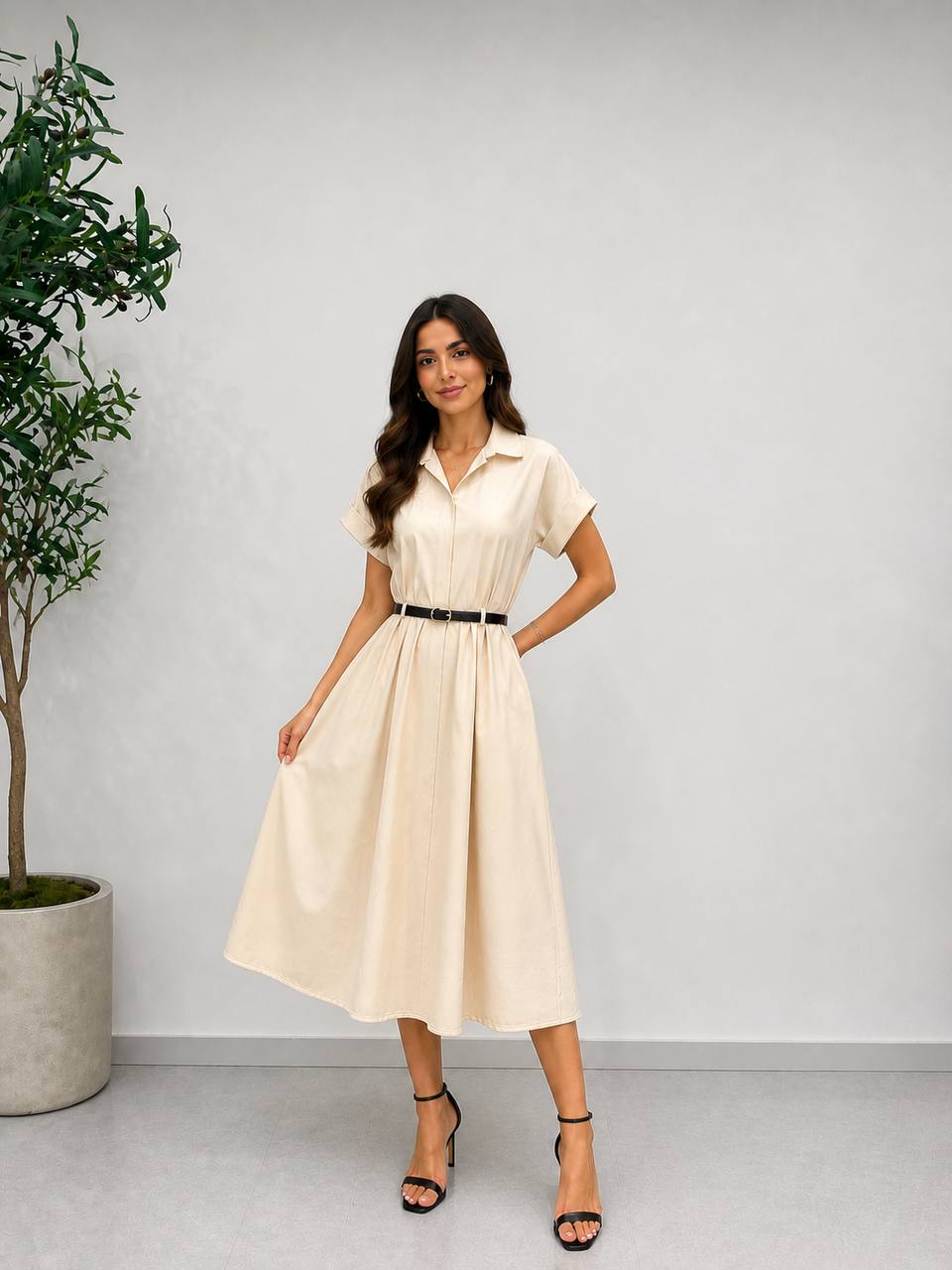 Beige dress