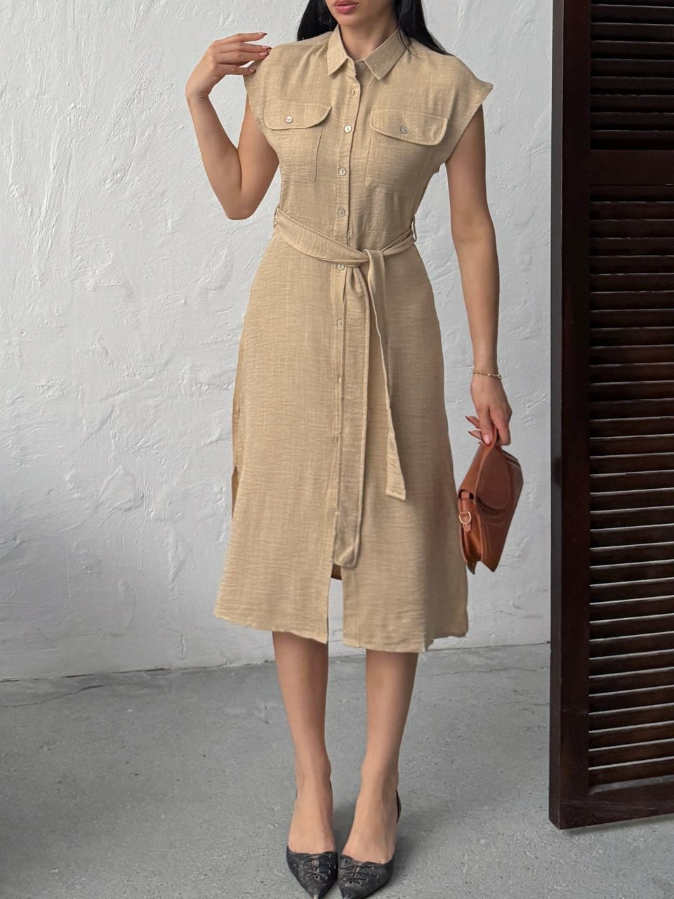 Beige dress