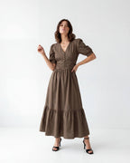 Brown dress