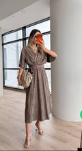 Brown dress