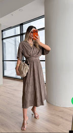 Brown dress