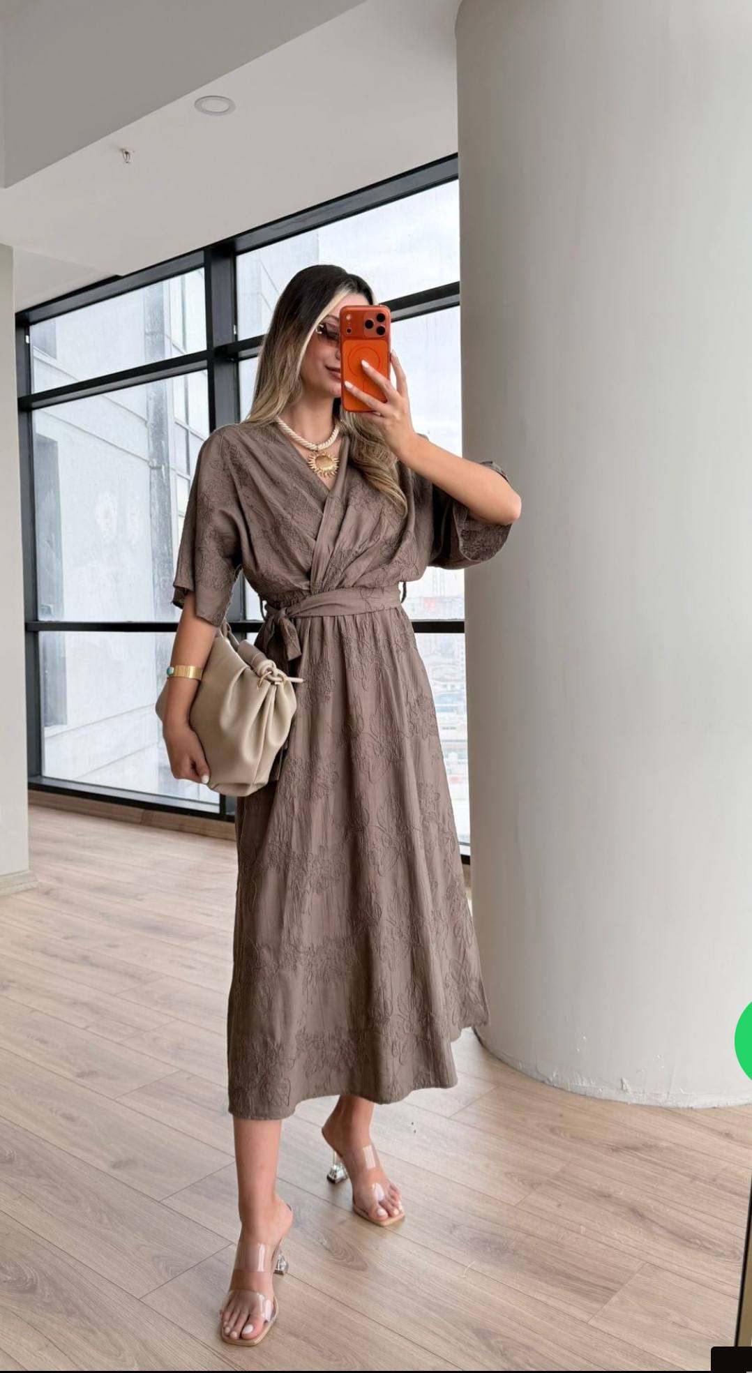 Brown dress