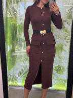 Brown dress